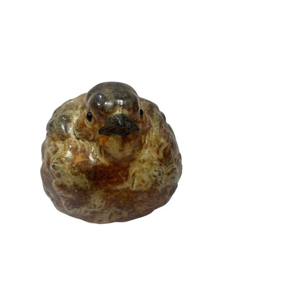 Vintage Pair 1970’s Japanese Otagiri Ceramic Stoneware Quail Bird Figurines - Picture 6 of 9